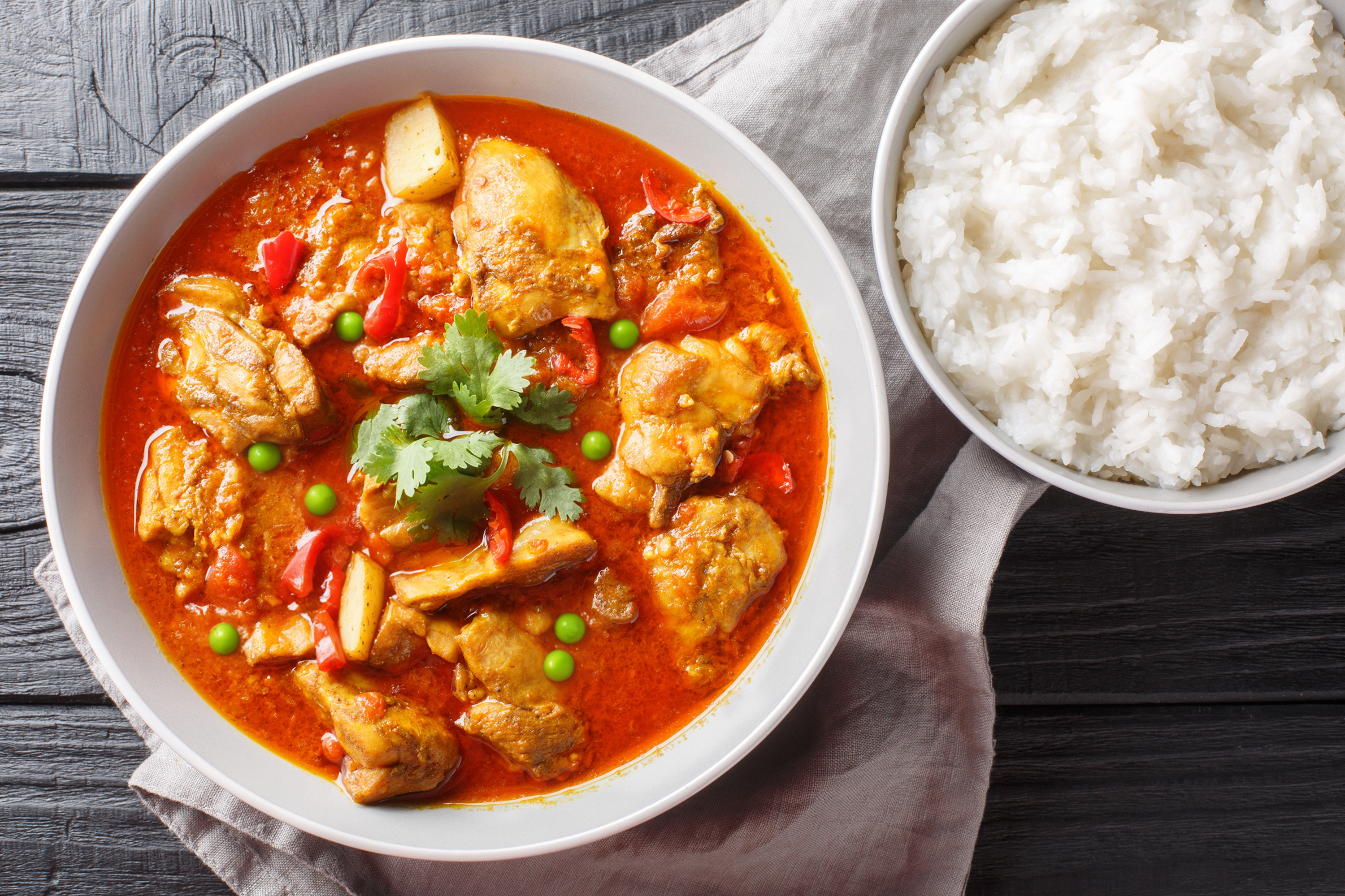 Arranged Food and Objects