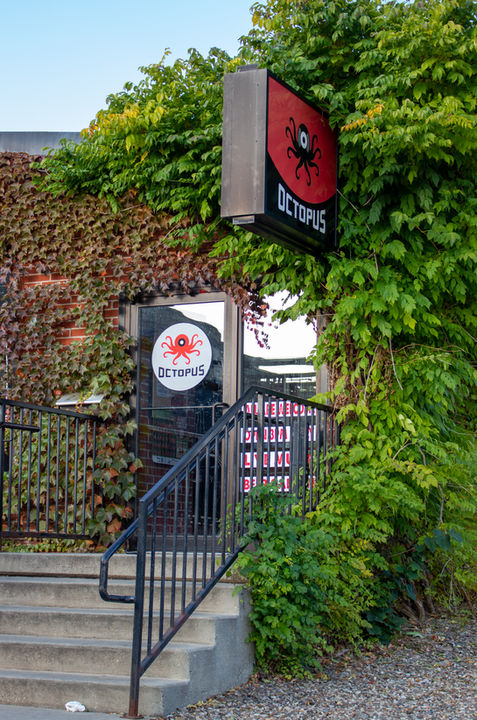 outside Octopus lounge
