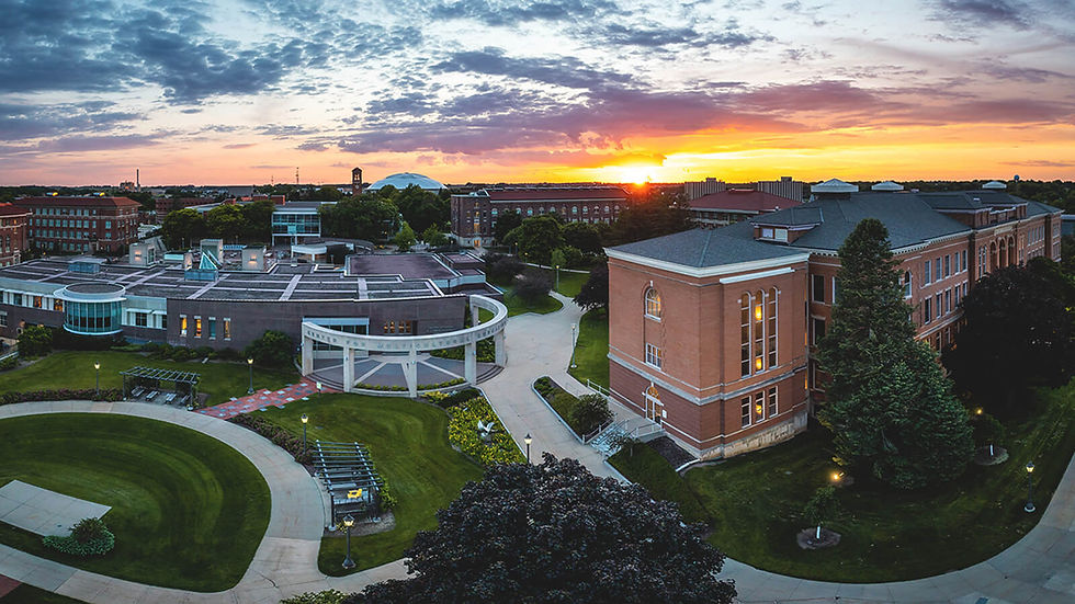Maucker Union on the University of Northern Iowa campus