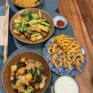 「 Meera廚房 |麻辣香香鍋 |啤酒花薯條 |鹽酥魷魚 |星期五調皮晚餐 Craft Beer 配秋色 」