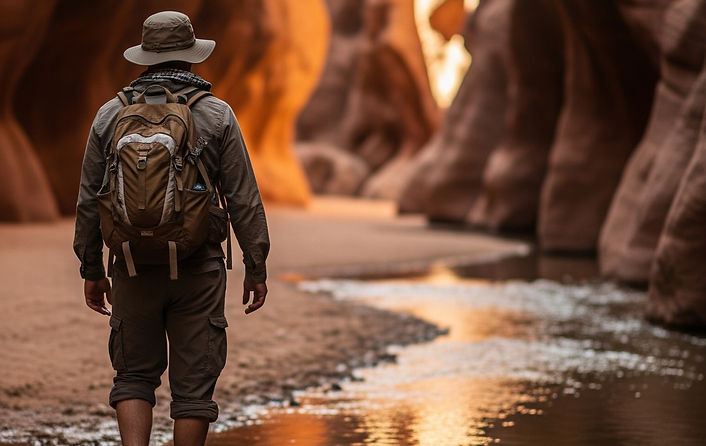 canyon jordan hiker