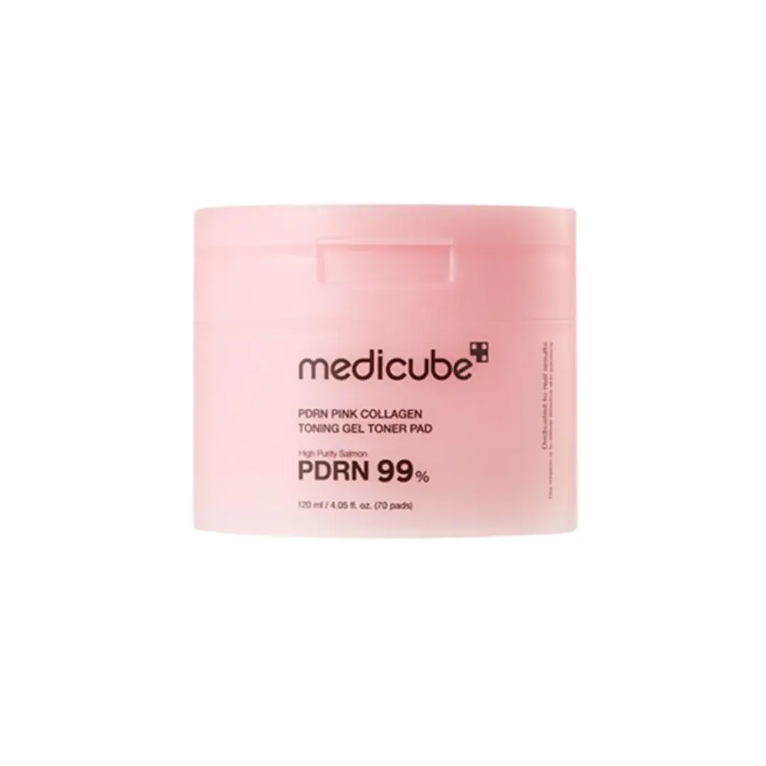 Medicube PDRN Pink Collagen Toning Gel Toner Pad 70und