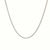 Thumbnail: 14k White Gold Round Wheat Chain
