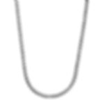Sterling Silver Gunmetal Finish Round Box Chain Necklace