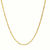 Thumbnail: 10k Yellow Gold Solid Diamond Cut Rope Chain