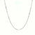 Thumbnail: 10k White Gold Classic Box Chain