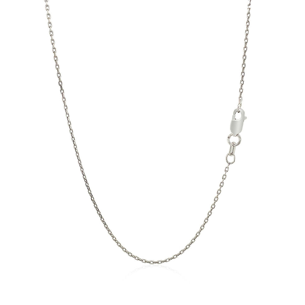 Open Heart Pendant with Diamonds in Sterling Silver-clasp