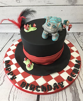 Cheshire Cat Cake