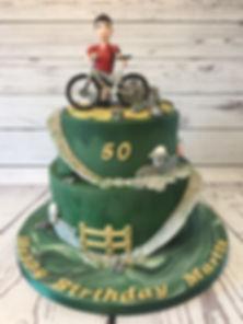 Bycicle Countryside cake