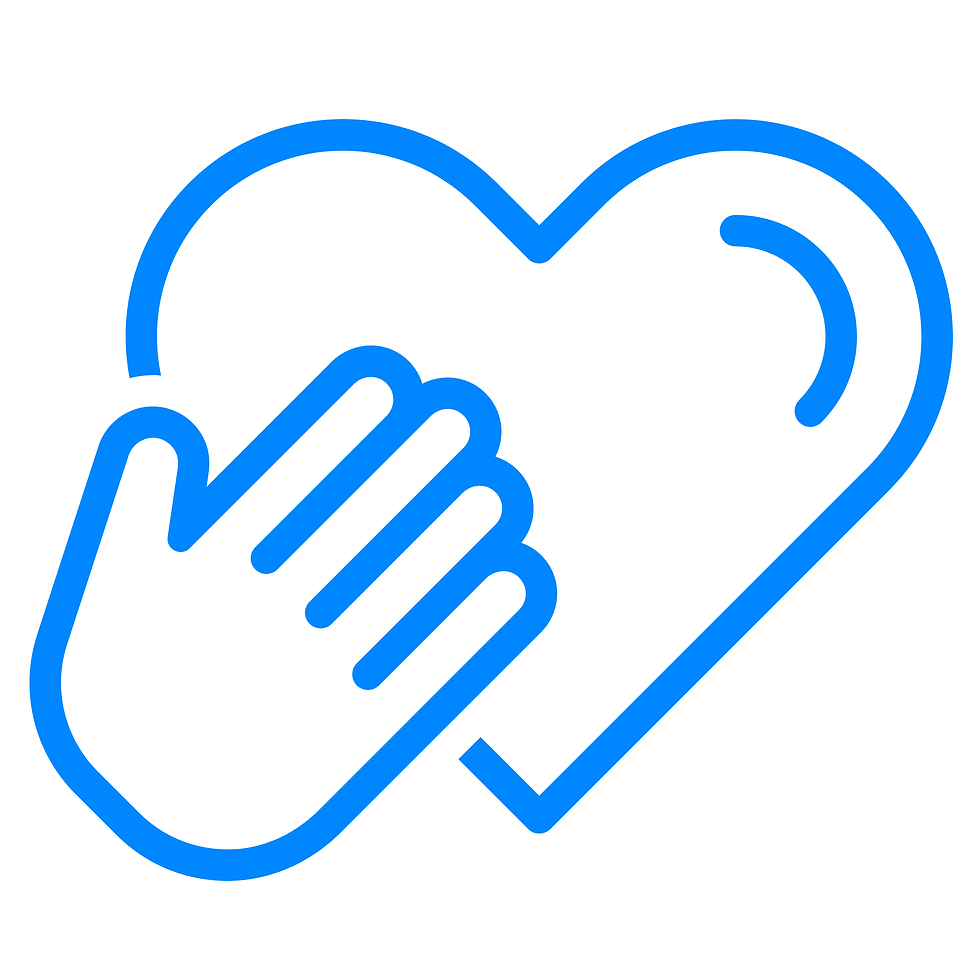 CASS Value: Icon of a heart in hands representing sincerity and integrity.