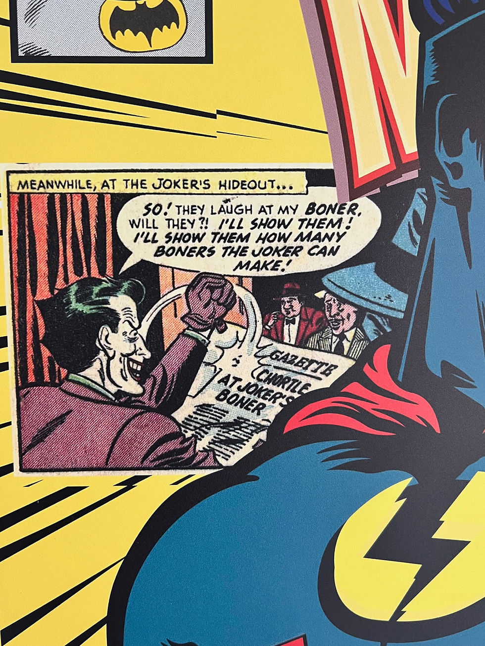 Thumbnail: Comics Magazine Art - in wooden frame