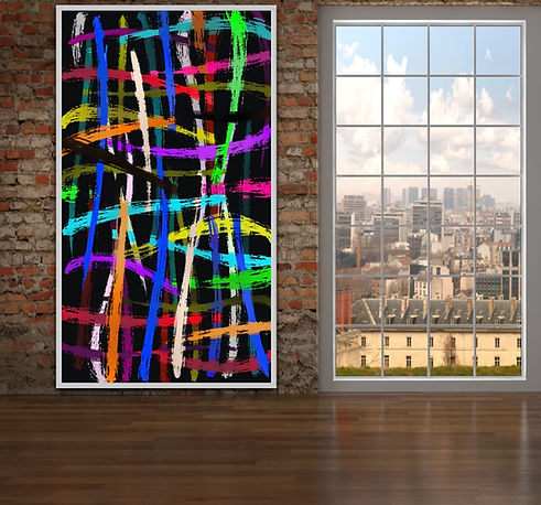 A series of digital and canvas works exploring cosmic themes, emotional resonance, and the mystery of existence
