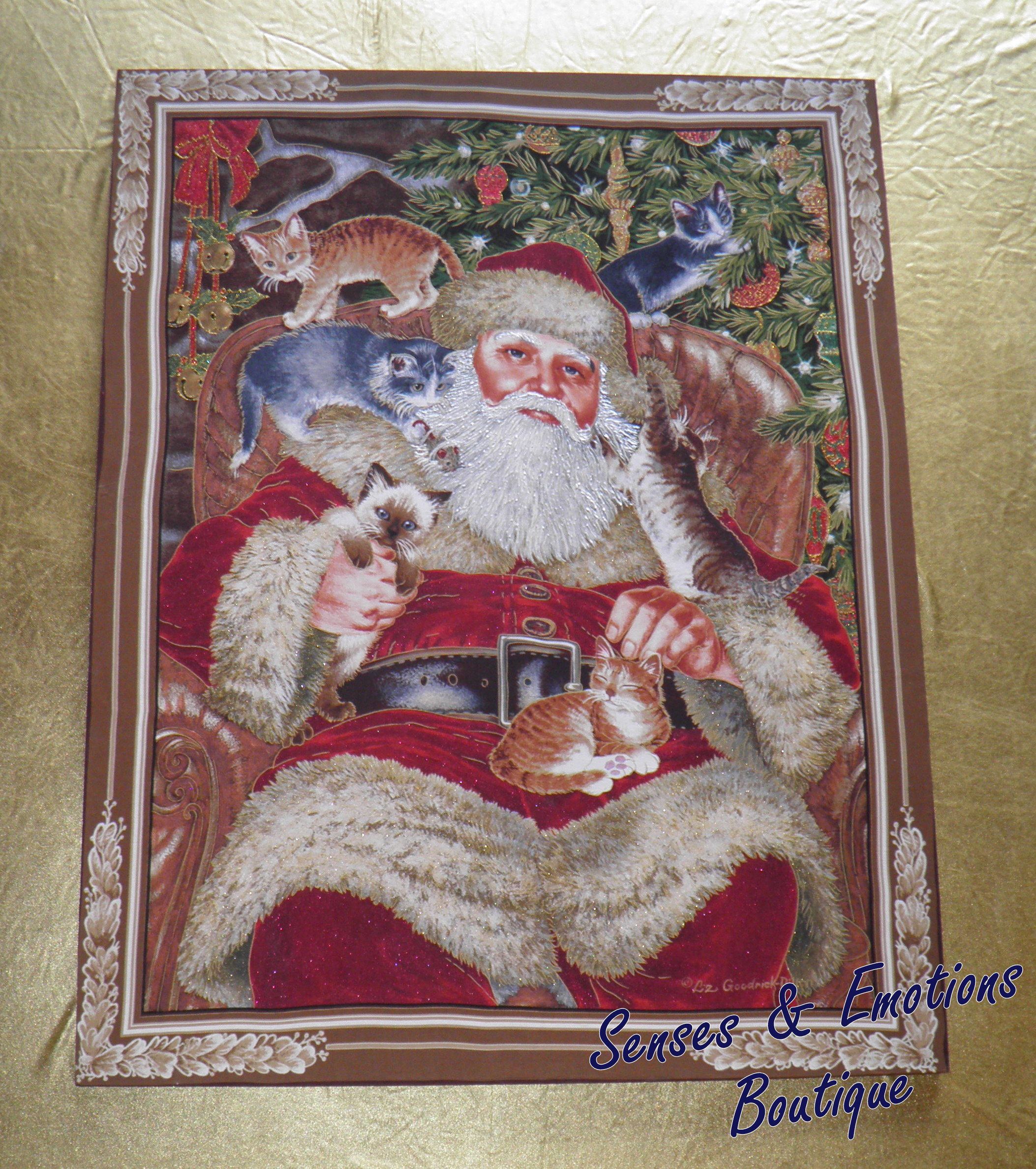 Retablo Gatos navideños