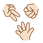 ★一人じゃんけんで脳活★