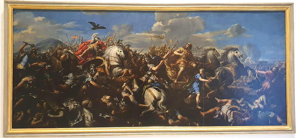 D’après Pierre de Cortone (1597-1669), La bataille d’Arbèle, entre 1650-1700, © Valentine Kretz