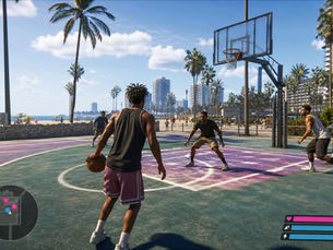 Vazamento mostra novos trechos de gameplay de GTA 6 com basquete, perseguição e HUD repaginado