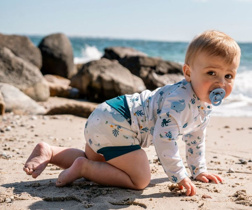 Thumbnail: Filibabba Lucca Baby Swim Pants – Christian’s Whale Tale