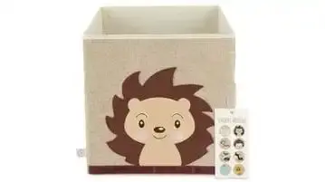 Bieco Open Storage Box – Piksi Hedgehog Design