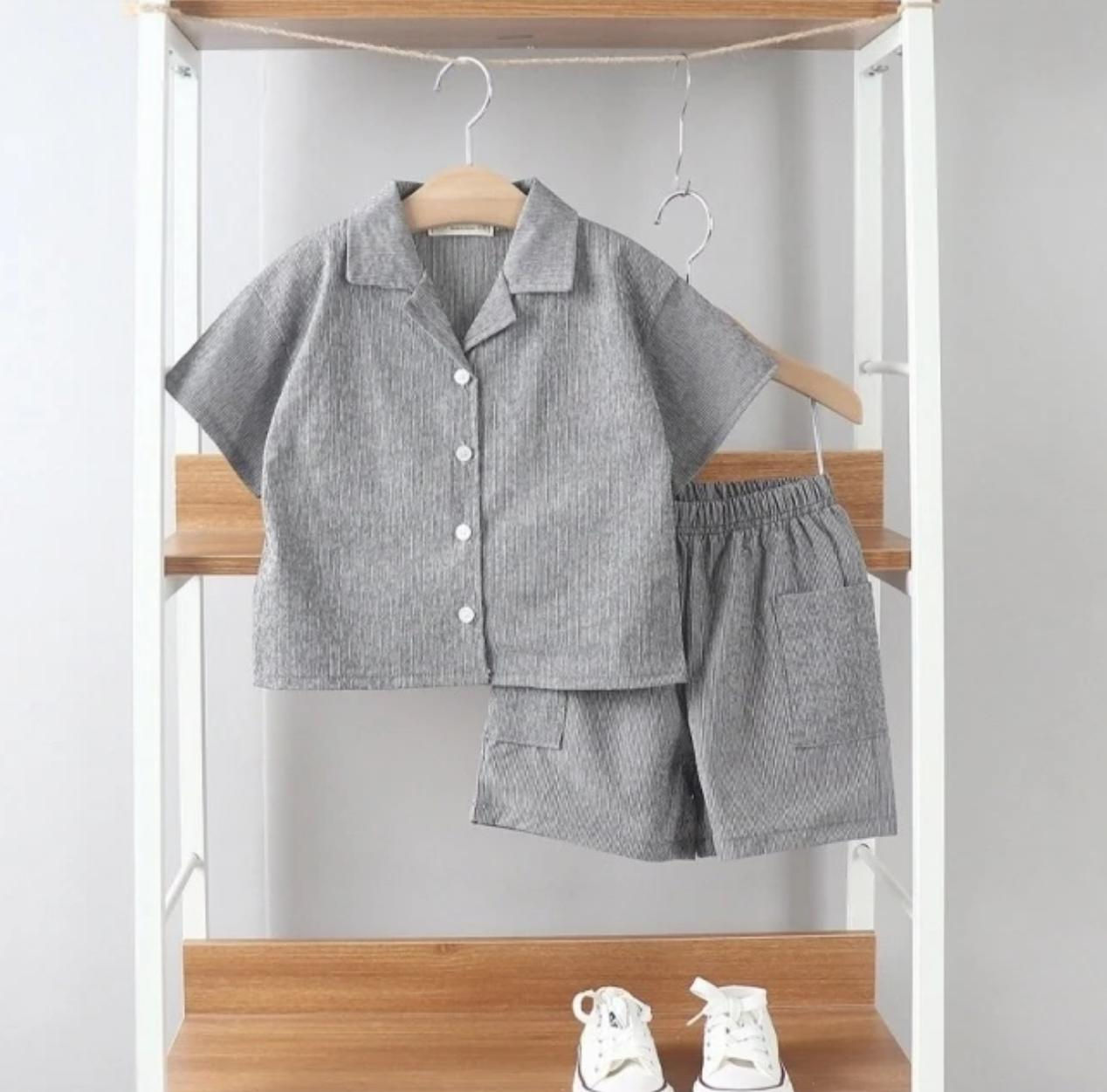 Southern Top Bottom Set - Grey