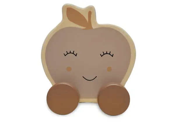 Wooden Toy Car Farm - Apple