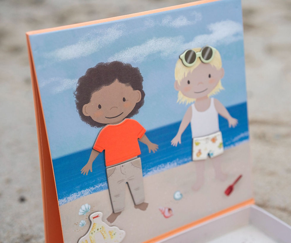 Thumbnail: Filibabba Magnetic Game Dress Up – A Day at the Beach
