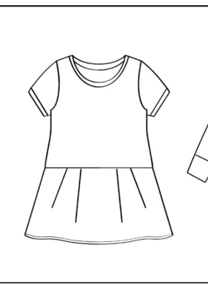 Doodle Dress - Short Sleeved