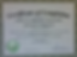 Bonnie W. Anderson Certification