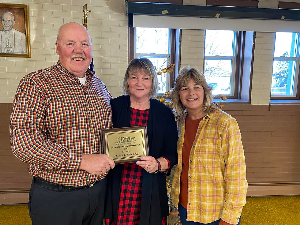 Chuck and Jo-Ellen Kelley with Michelle