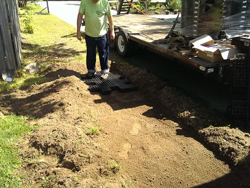 dirt driveway