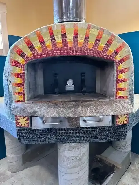 wood-fired pizza oven