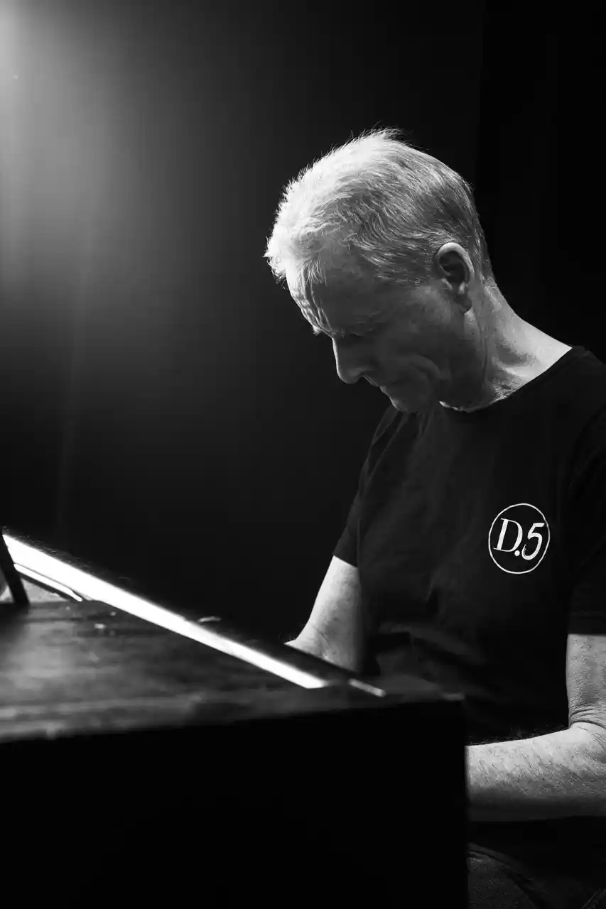Scott Cleveland plays the piano
