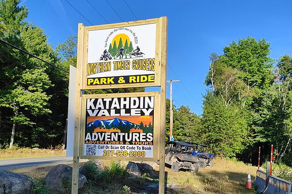 Northern Timber Cruisers Park and Ride Sign