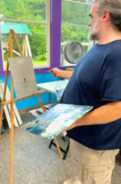 artist painting