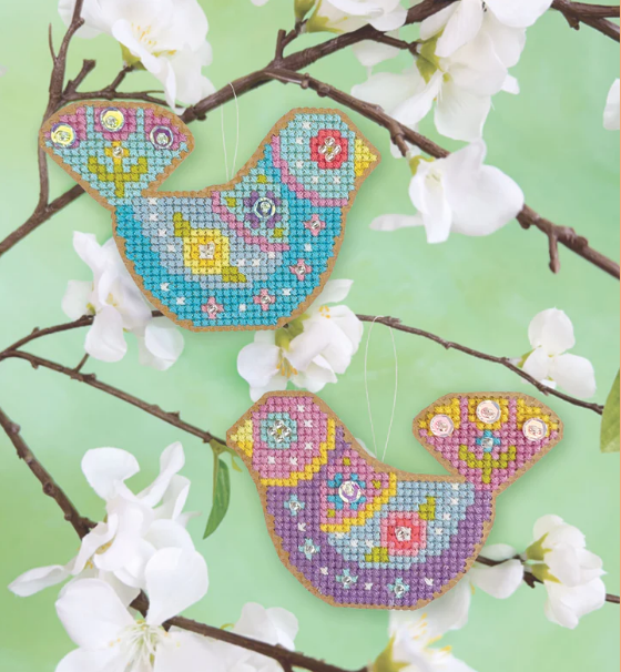 Springamajigs Birds (kit) by Satsuma Street Southern Stitchers C