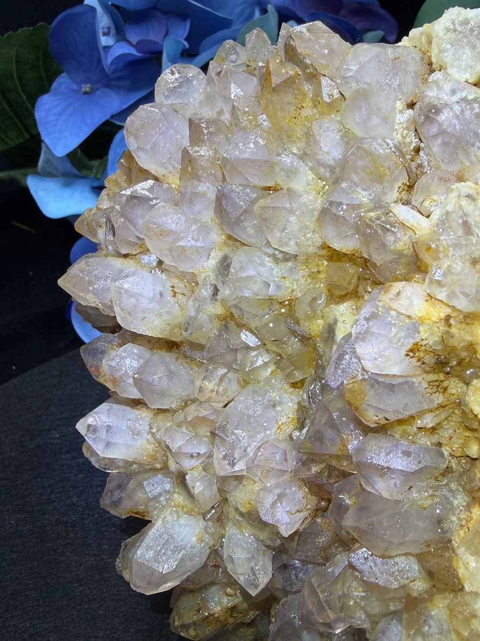 Thumbnail: 1.9KG 16CM Tall Raw & Natural Africa Zambia Pineapple Elestial Amethyst Cluster