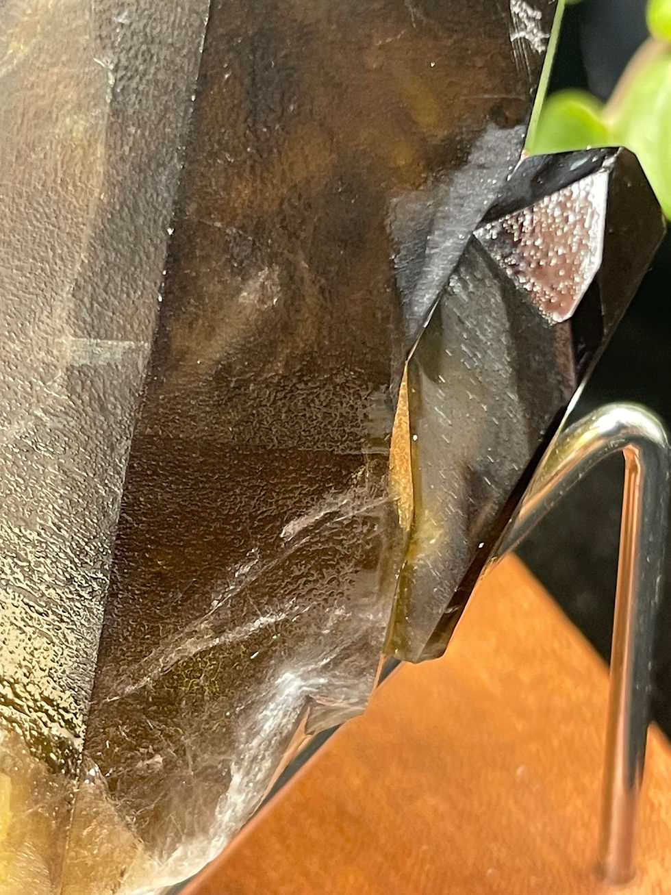Thumbnail: Rare Natural High Quality Black Smoky Quartz & Citrine Combination Cluster Tower