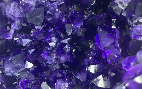 shinny deep purple amethyst