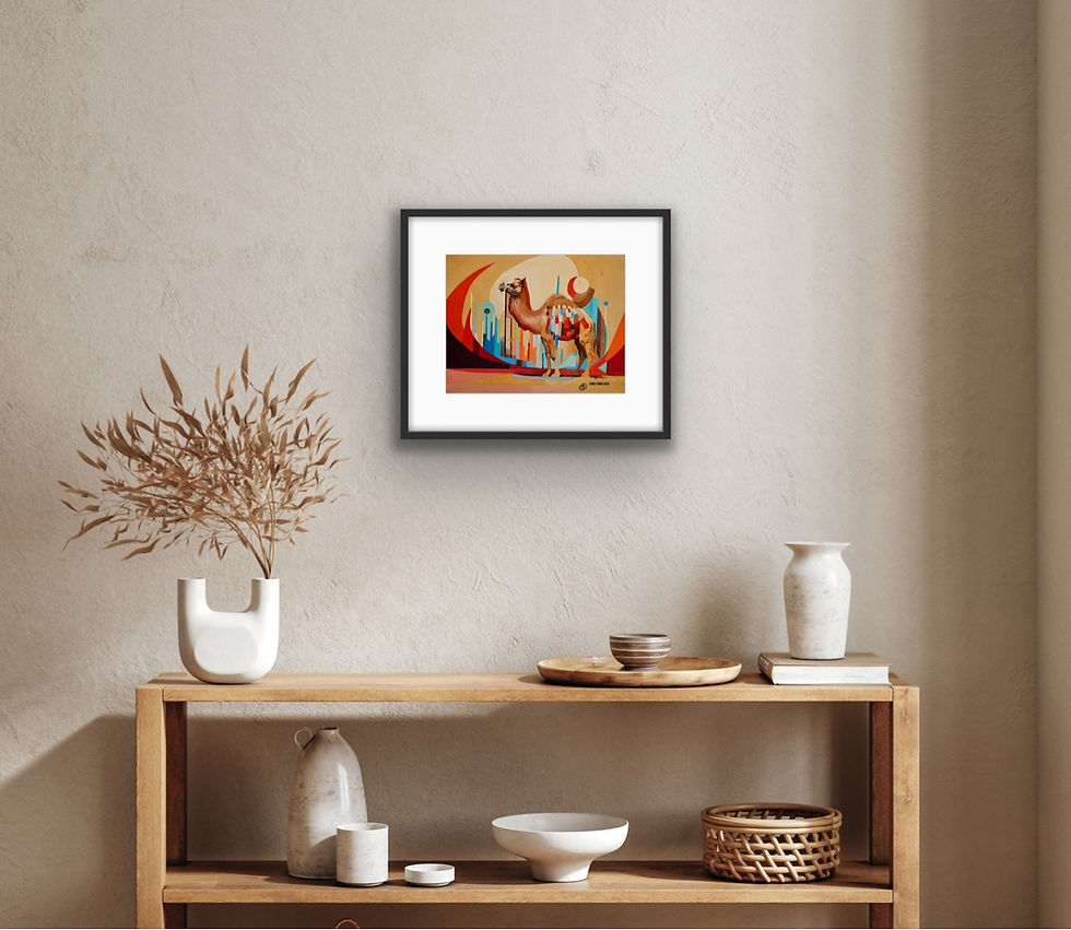 Thumbnail: Signed Nomads Mirage 11x14inch Print