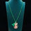 Thumbnail: Rhodochrosite + Malachite Mala