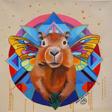 CAPPYBARA WITH WINGS