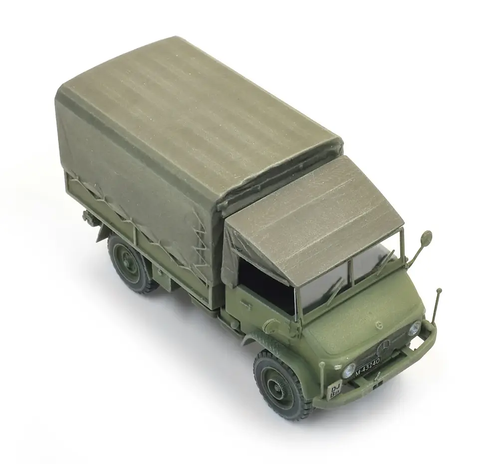 Miniaturbild: CH Unimog 404s Pritsche Plane