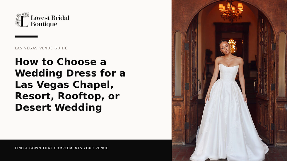 Wedding Dress for a Las Vegas Chapel