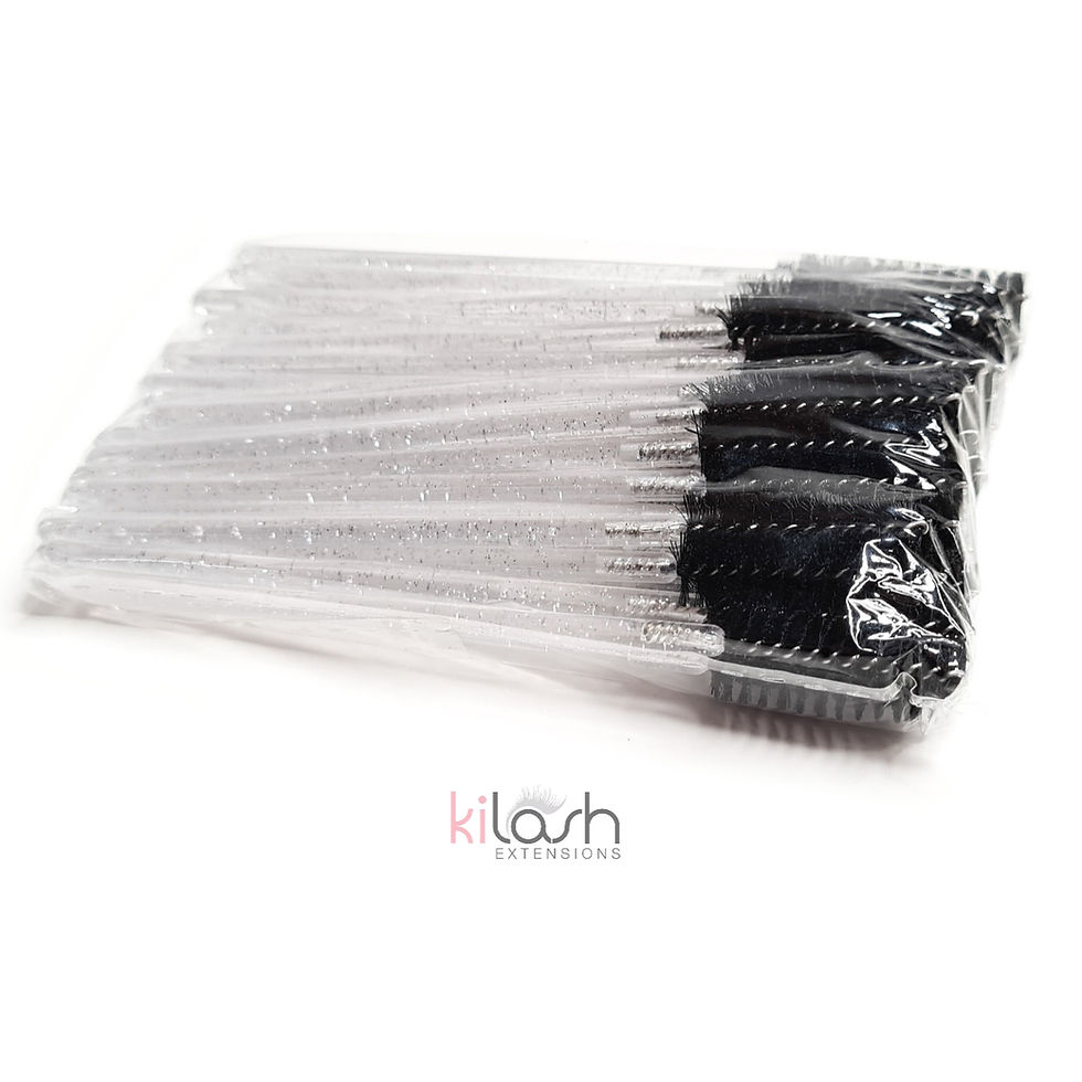 Thumbnail: Clear Glitter Wands qty 50