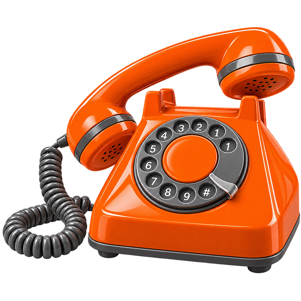 Orange telephone