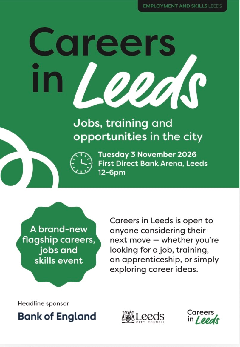 Careers in Leeds event- registration now available