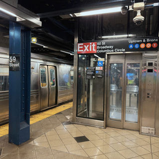 EL 622 Now in Service at Columbus Circle