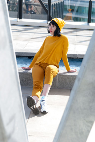 Model in Yellow fashion Photography Portrait Headshot Photography Hertfordshire