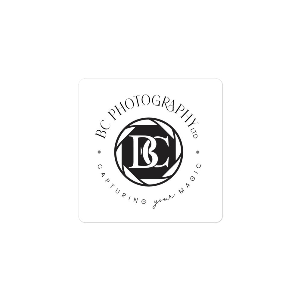 BC Photography Logo Sticker