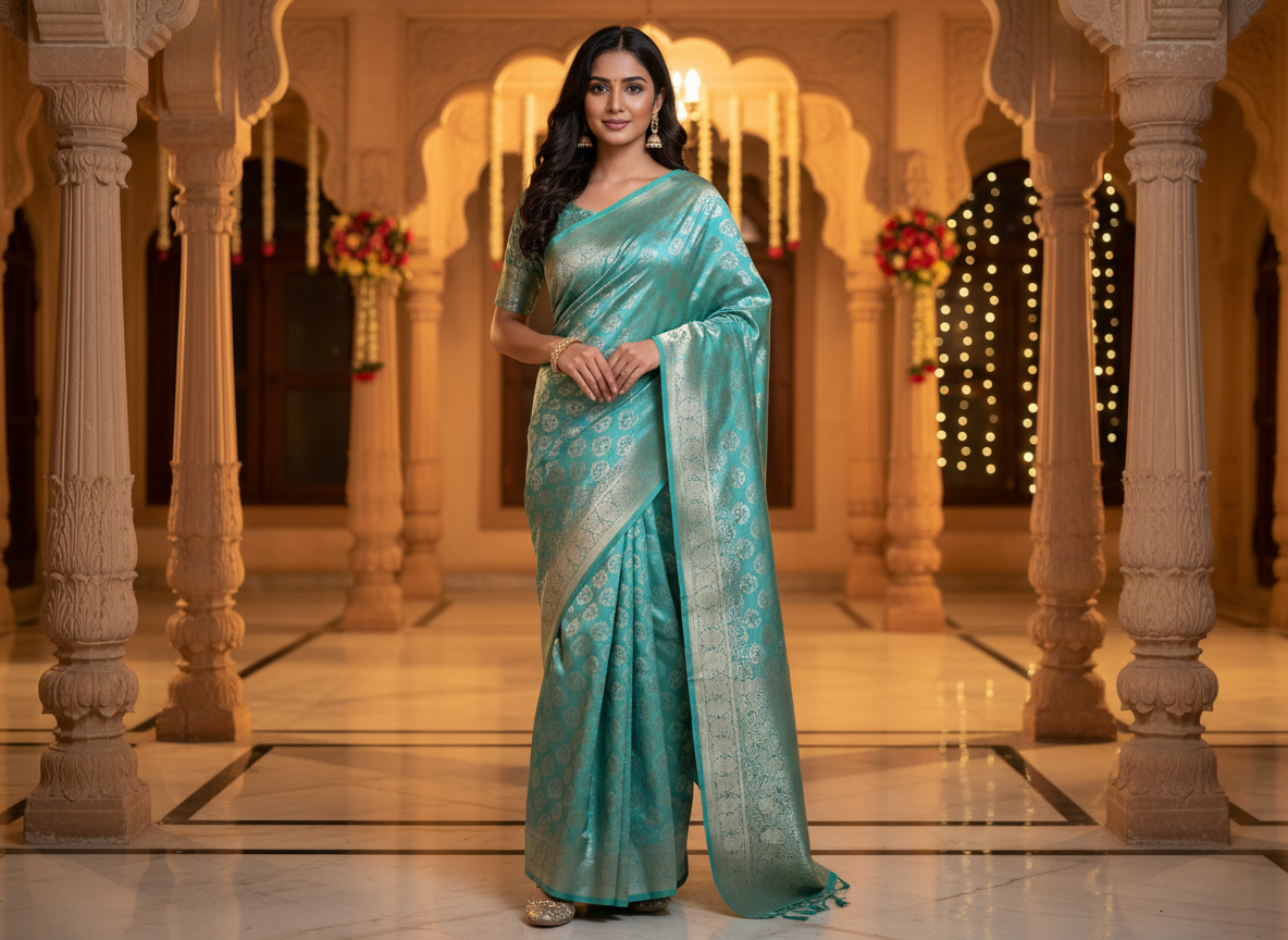 KANJIVARAM SINGLE PURPLE DYED