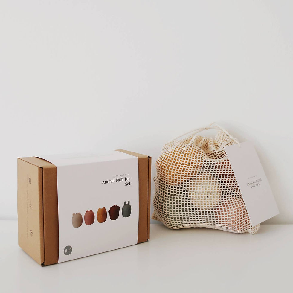Thumbnail: Animal Mold Free Silicone Bath Toy Set | Marlowe & Co